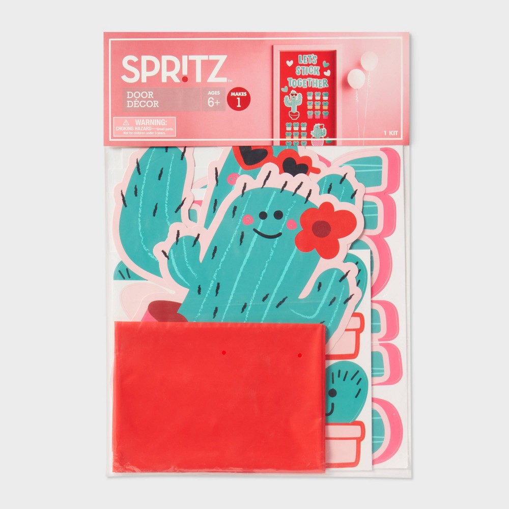 Let's Stick Together Valentine's Day Door Decoration Party Kit - Spritz™