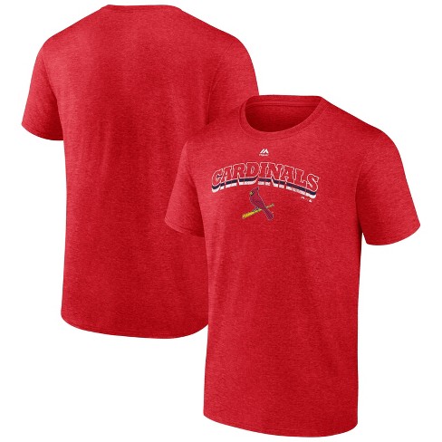 MLB St. Louis Cardinals Men's Short Sleeve Bi-Blend T-Shirt - XXL