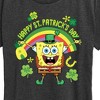 Women's - SpongeBob Squarepants - Spongebob Happy St Patricks Day Short Sleeve Graphic T-Shirt - 2 of 4