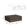 NicBex 15.7 inch Length Floating Nightstand with 1 Drawer,Modern Wall-Mounted Side Table with Wood Frame,Bedside Table for Bedroom,Living Room - 3 of 4