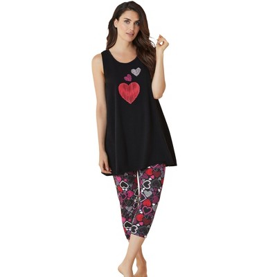 black multi hearts