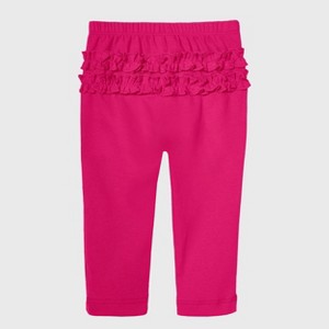 City Threads USA-Made Baby Ruffle Butt Soft Cotton Leggings - 1 of 4