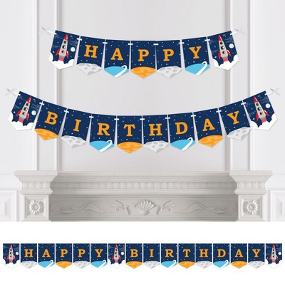 Big Dot of Happiness Ahoy - Nautical - Birthday Party Bunting