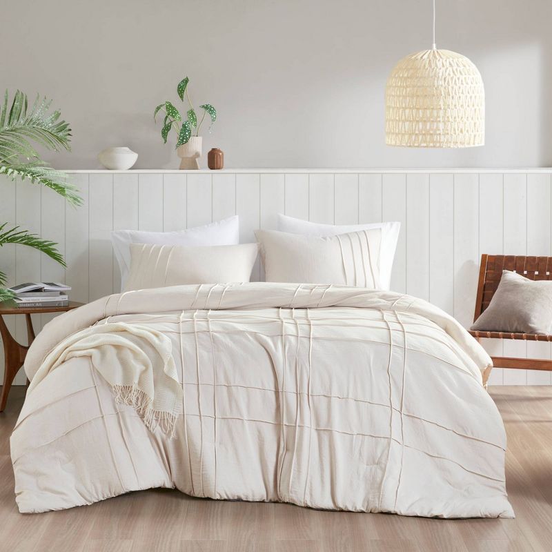 Porter Soft Washed Durable Pleated Comforter Set - 510 Design, 3 of 10