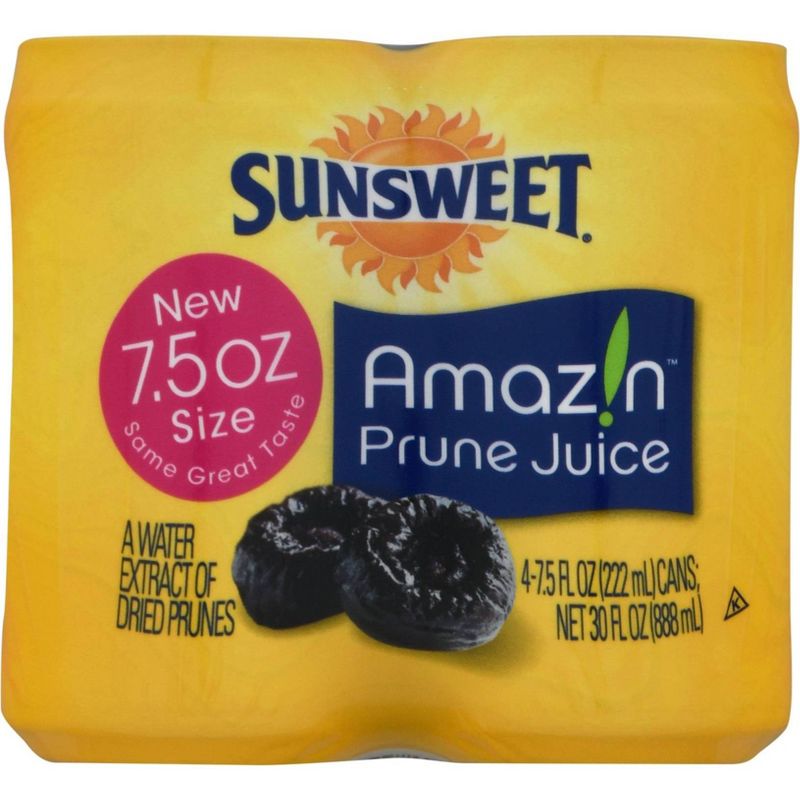Sunsweet Prune Juice - 4pk/7.5 fl oz Cans, 2 of 6
