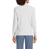 Lands' End Women's Relaxed Cotton Long Sleeve Mock Turtleneck - 2 of 4