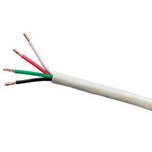 Monoprice Speaker Wire, Burial Rated, 4-Conductor, 16AWG, 250ft, Gray - 1 of 1