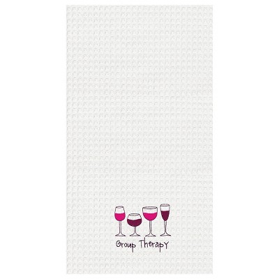 C&F Home Group Therapy Waffle Weave Cotton Kitchen Towel