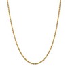 Black Bow Jewelry 2.75mm 14k Yellow Gold, Diamond Cut Solid Rope Chain Necklace - 3 of 4