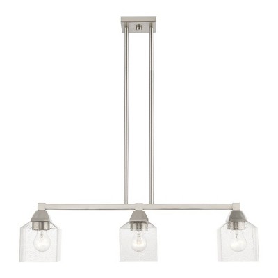 Livex Lighting Aragon 3 - Light Chandelier in  Brushed Nickel
