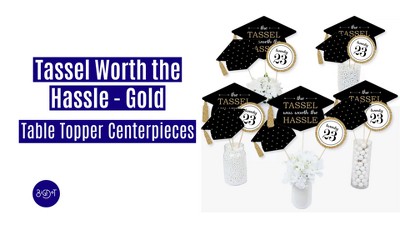 Big Dot Of Happiness Gold 2024 Graduation Party Centerpiece Sticks - Table  Toppers - Set Of 15 : Target