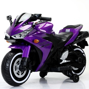 TopComfy Baby Walkers Kids Ride Kids Toys Kids Fun Gift Three Wheels Ride Training Wheels Manual Throttle for Kids, Purple, 41.7"*13.1"*23.6" - 1 of 4