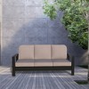 Covers&All Outdoor Seat / Back Cushion Three Seater, Durable Olefin Fabric, 24 in Lx 22 in W x 5 in Thick - 4 of 4