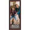 PosterPalooza | Panoramic Decor Brown Picture Frame - UV Acrylic, Foam Board Backing, Hanging Hardware - 2 of 4
