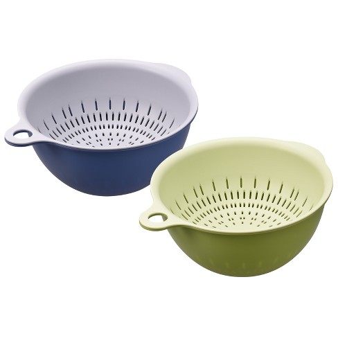 Unique Bargains Kitchen Strainer Colander Bowl Set Vegetable