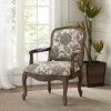 NicBex Polyester Accent Chair,Upholstered Living Room Chairs with Camel Backrest and Wood Legs,Modern Armchair,Accent Chairs for Living Room - 2 of 4
