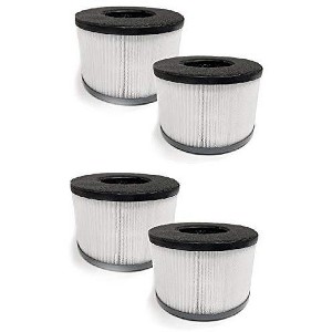 Nispira True HEPA Carbon Filter Replacement Compatible with Partu BS-03 HEPA Air Purifier, 4 Packs - 1 of 4