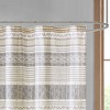 VYNXARIA Cotton Stripe Printed Shower Curtain with Tassel - 3 of 4