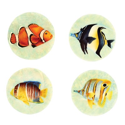 Gallerie II Pearlized Fish Coaster Set of 6