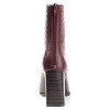 Journee Collection Women's Brielle Back Heel Zip Stacked Heel Booties - 3 of 4
