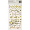 Thickers One Canoe Two Phrase Chipboard Stickers with Gold Foil - 61pcs - 3 of 3