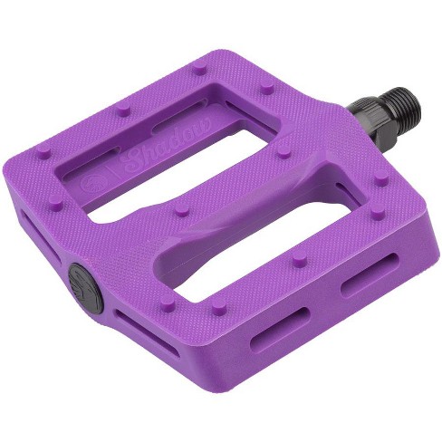 THE SHADOW CONSPIRACY RAVAGER PLASTIC BMX PEDALS 9/16" LIVID PURPLE TSC 
