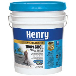 Henry Tropi-Cool White Silicone Roof Coating 4.75 gal - 1 of 2