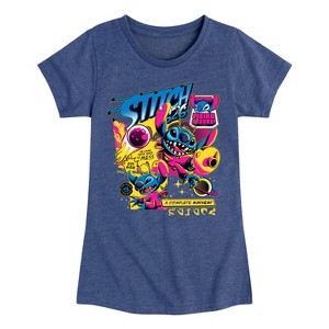 Girls' - Disney - Lilo & Stitch Fitted Short Sleeve Graphic T-Shirt - 1 of 4