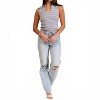 Women's Amanda Light Wash Distressed Jeans - JUST USA - 4 of 4