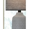 Donnford Ceramic Table Lamp Gray - Signature Design by Ashley - 3 of 3