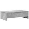 Aghana Digitals Concrete Grey Engineered Wood Monitor Stand with 2 Drawers - 19.7x10.6x5.9", 55.1lb - 2 of 4