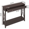 GDFStudio Iris Modern Console Table with 1 Drawer and 1 Lower Shelf - 4 of 4