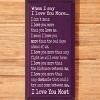 Slickblue Love You More Quote Wall Art, Solid Knotty Pine, Rustic Wood Sign, Farmhouse Style Decor, Color Options - 3 of 3
