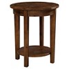 Round End Table Reclaimed Wood Natural - Alaterre Furniture - image 3 of 4