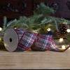 Melrose Wired Polyester Ribbon 2.5" x 10 yds. (Set of 2) - 3 of 3