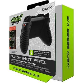 Bionik QuickShot Pro Controller Grip for Xbox Series X/S - Black