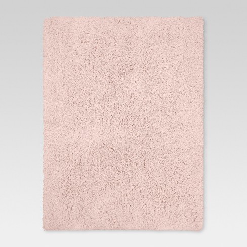 5'x7' Plush Shag Washable Area Rug Pink - Room Essentials™ : Target