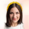 Unique Bargains Non-slip Fashion Solid Wide Headbands 1.18" - 2 of 4