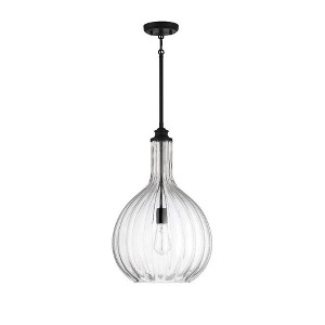 Savoy House Brandon 1 - Light Pendant in  Matte Black - 1 of 4