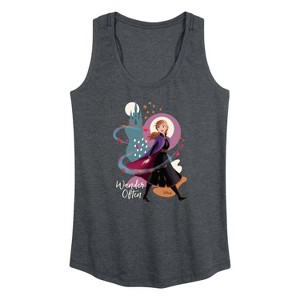 Women's - Frozen 2 - Wander Often Graphic Racerback Tank - 1 of 4