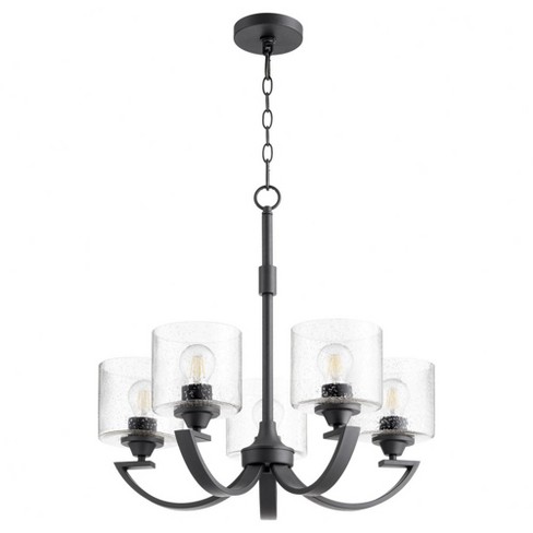 Quorum Lighting Dakota 5-light Chandelier, Noir Finish, 24 Width, 23 ...