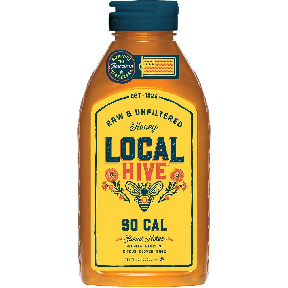 Local Hive So Cal Raw & Unfiltered Honey - 24oz