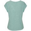 Women's Button Detail Short Sleeve Knit Top - LASCANA - 4 of 4