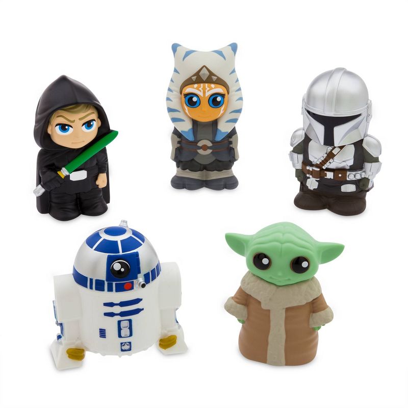 Disney Star Wars Bath Bucket Mini Figure Set, 1 of 5