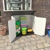 Mondawe HDPE 50" W x 29" D x 41" H Outdoor Storage Cabinet for Patio Garden - 2 of 4