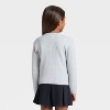 Girls' Ribbed Bow Cardigan - Cat & Jack™ - 2 of 3