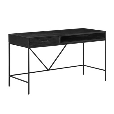 MH London Bilbao 22" Solid Wood and Metal  Base Writing Desk