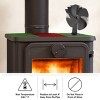 Stove Fan- Heat Powered Fan for Wood Burning Stoves or Fireplaces-Quiet and Low Maintenance, Disperses Warm Air Through House by Home-Complete - 4 of 4