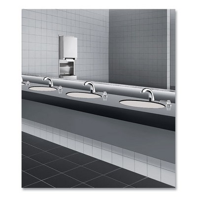 Chrome and Plastic Deck Mount Manual Soap Dispenser, 34 oz