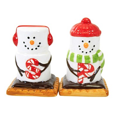 Tabletop Ghost Salt & Pepper Set - One Salt & Pepper Shaker Set 3.25 Inches  - Halloween Spooky - 112744 - Ceramic - White : Target